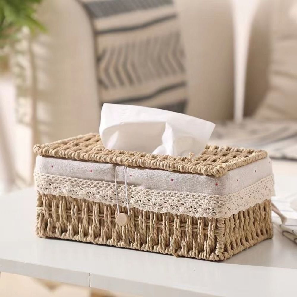 Cesta de Paja Tejida Creativa, - Agar Tissue Culture reseña y precio