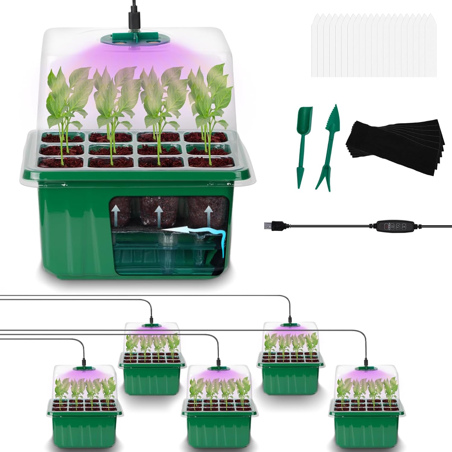 Kit de Bandejas de Germinación - Humidity Dome Kit reseña y precio